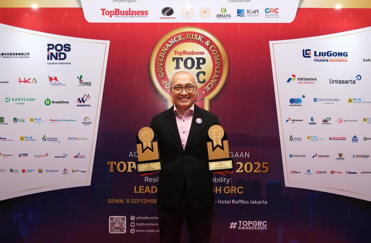 Buktikan Tata Kelola Kuat, PERURI Sabet Predikat Tertinggi di TOP GRC Awards 2025