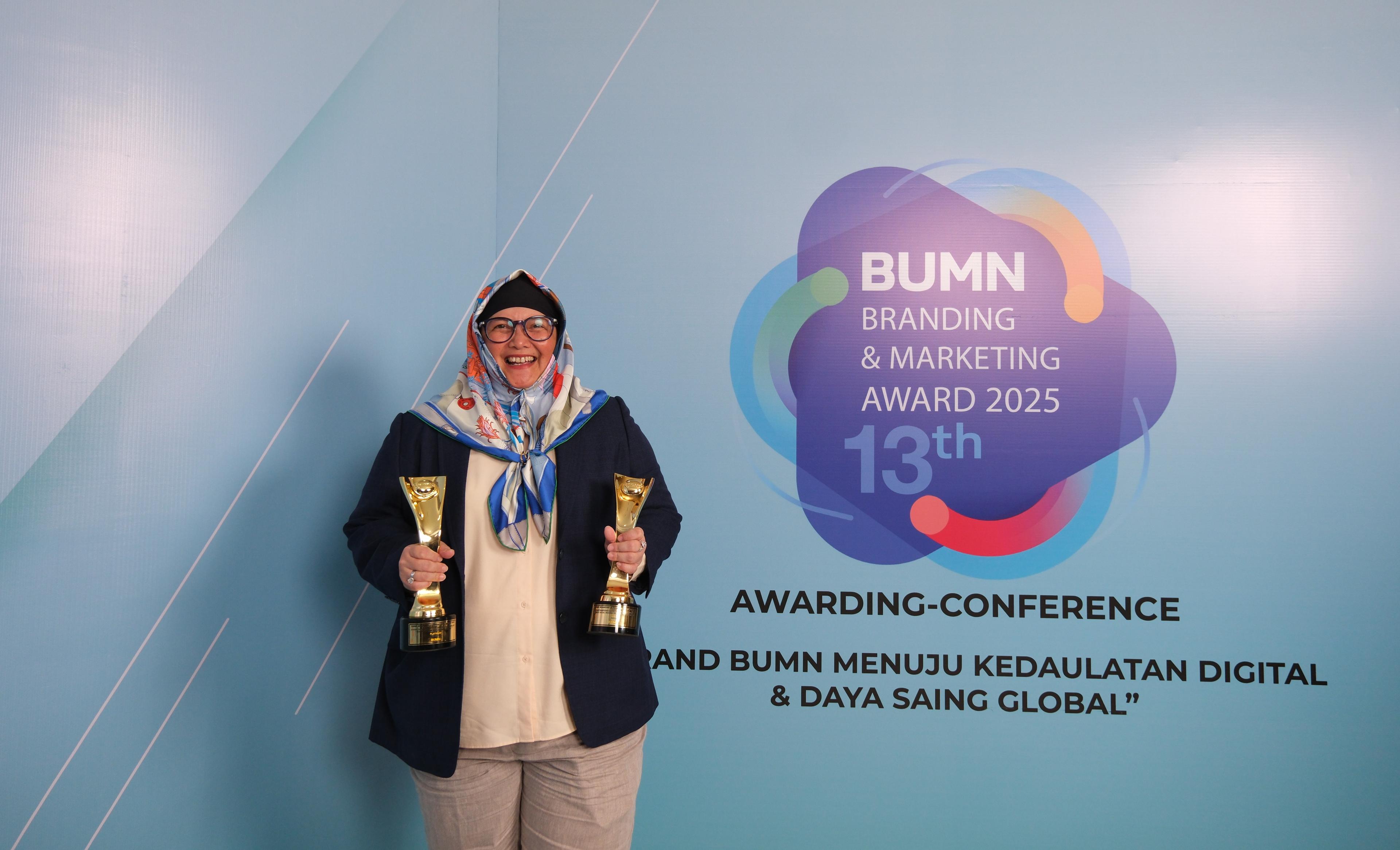 PERURI Raih Penghargaan Platinum dan Gold di BUMN Branding dan Marketing Award 2025