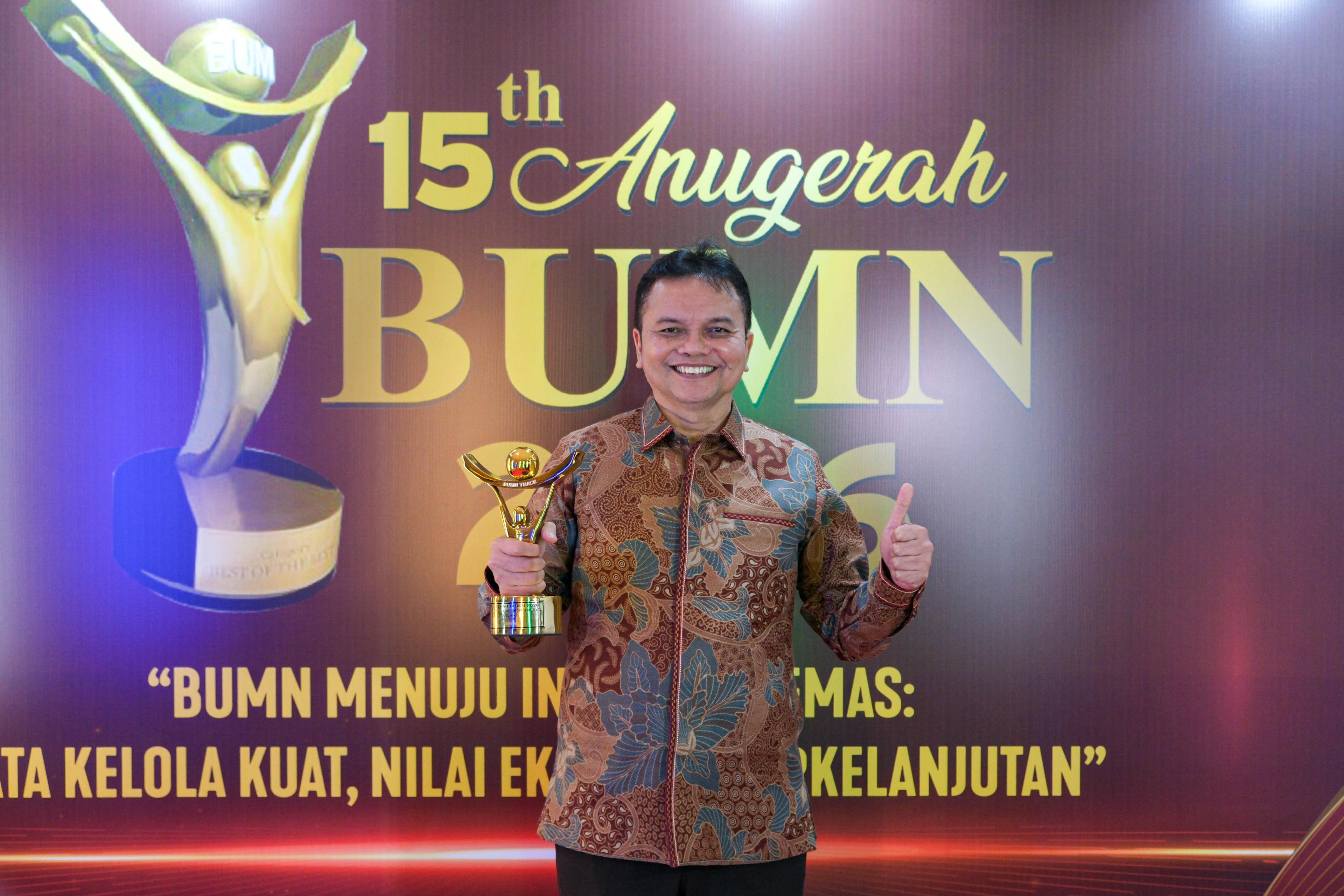 Transformasi Digital Berbuah Pengakuan, PERURI Raih Penghargaan di Anugerah BUMN Award 2026