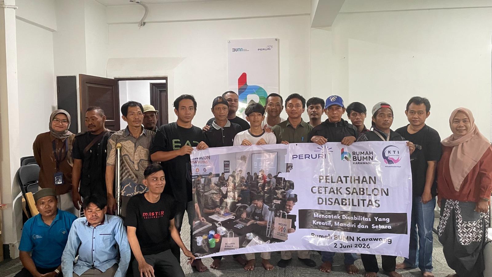 PERURI dan KTI Foundation Gelar Pelatihan Sablon untuk Dorong Kemandirian Penyandang Disabilitas