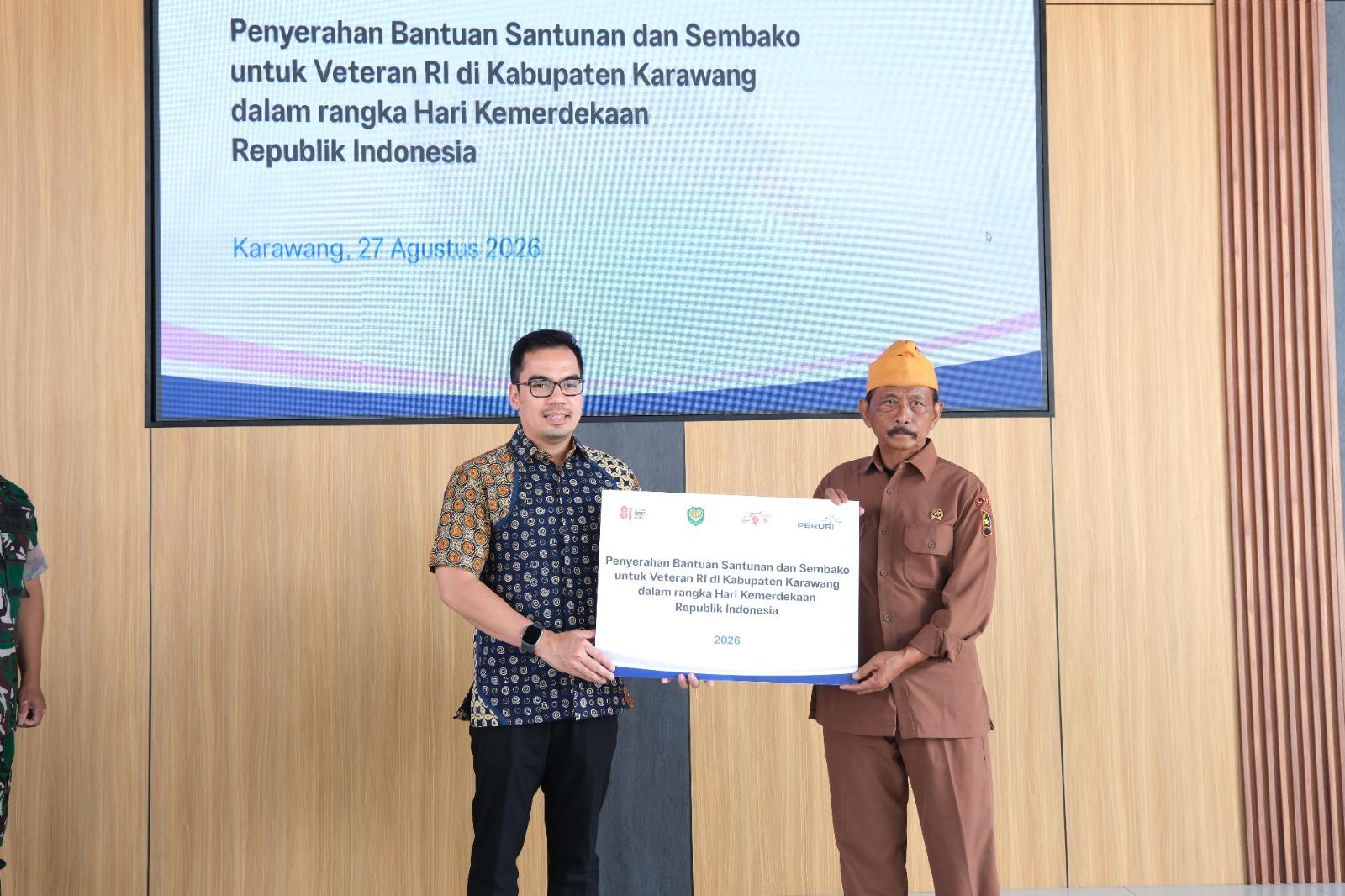 PERURI Bersama Kodim 0604/Karawang Wujudkan Penghormatan Kepada Veteran di Momentum Bulan Kemerdekaan