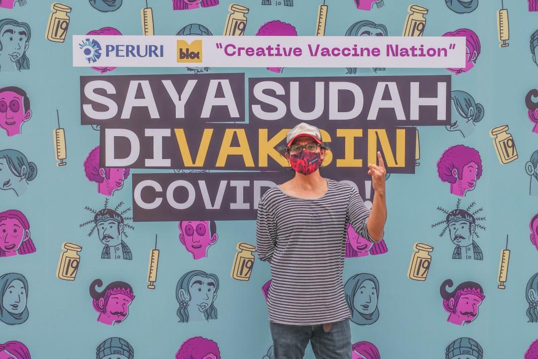 Peruri dan M Bloc Space Gelar Sentra Vaksinasi Covid-19, Creative Vaccine Nation