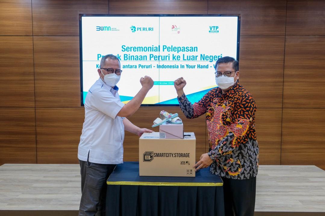 Peruri Bersinergi dengan VTP Logistic dan Indonesia In Your Hand Pasarkan Produk Mitra Binaan ke Australia, Kanada dan Eropa