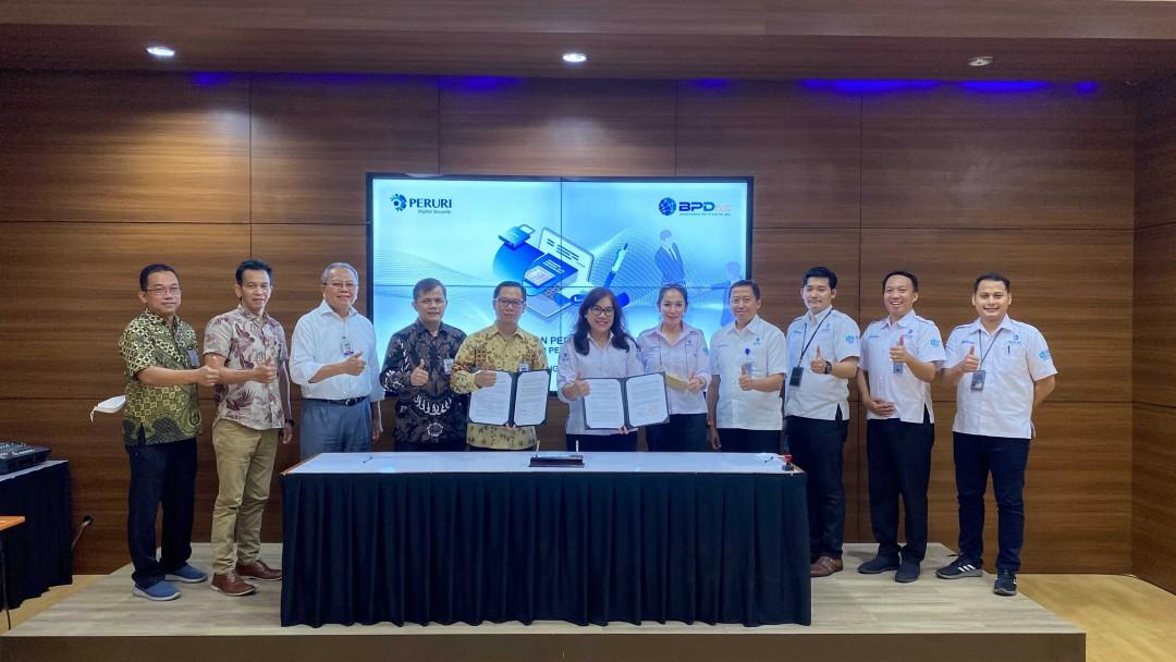 Peruri Digital Security Gandeng BPD Net Sebagai Mitra Distributor Meterai Elektronik