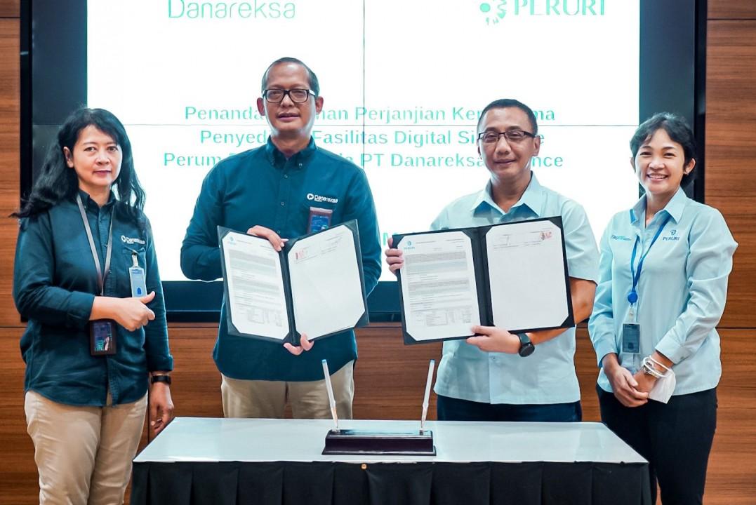 PT Danareksa Finance dan Peruri Menandatangani Perjanjian Kerja Sama  Penyediaan Fasilitas Digital Signature