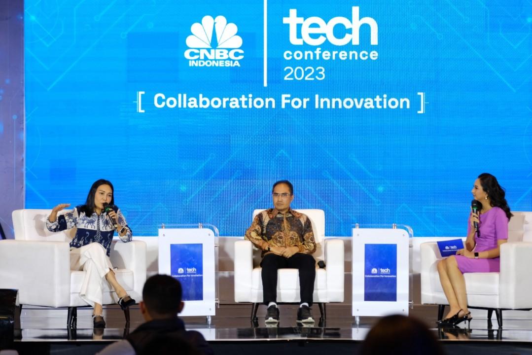 Peruri Beberkan Pengalaman Transformasi Digital di di CNBC Tech Conference 2023