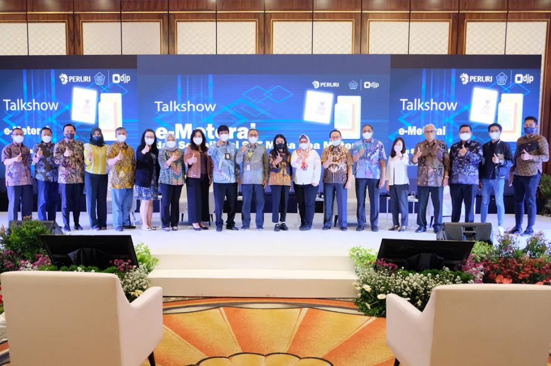 Talkshow E-Meterai:  Peruri Siap Berikan Layanan Terbaik Untuk Pemungut Bea Meterai