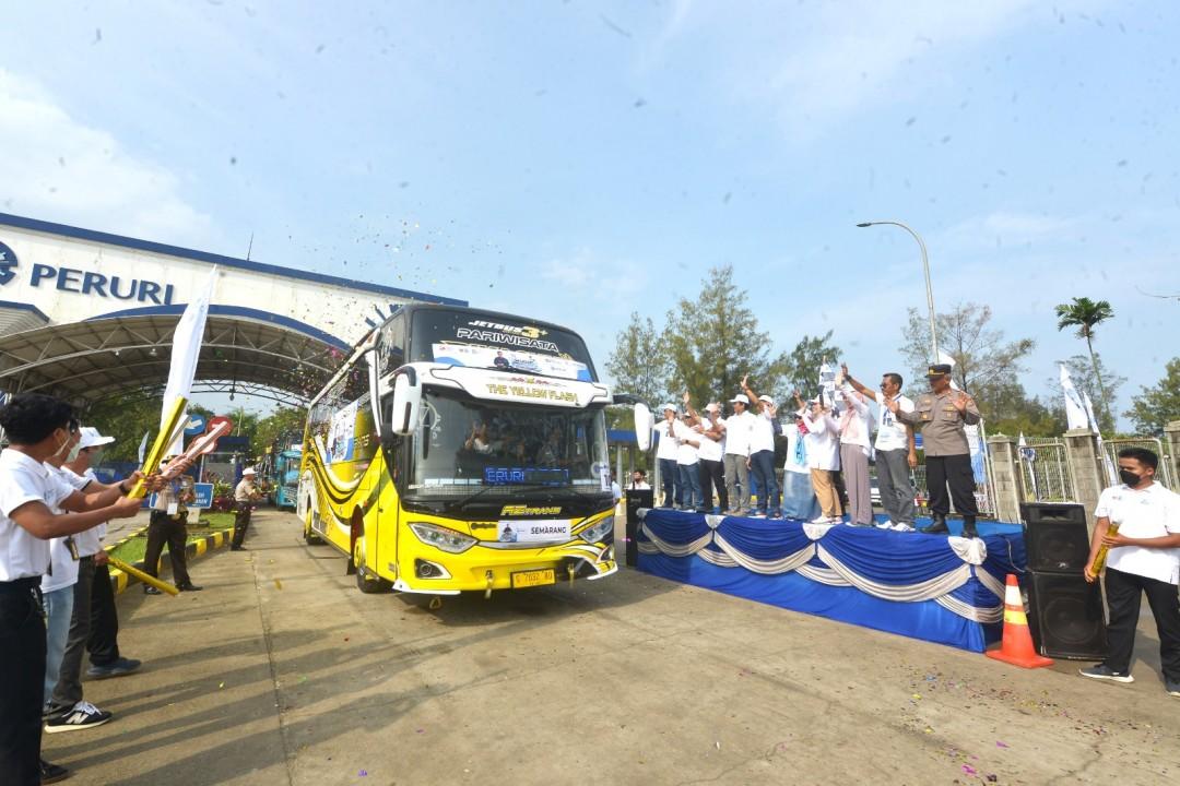 Peruri Berangkatkan 700 Pemudik ke Jawa Tengah Untuk Rasakan Indahnya Berkah Mudik