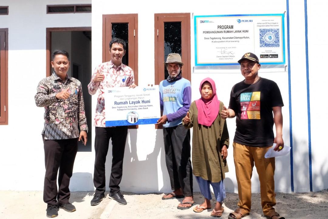 Peduli Terhadap Masyarakat, Peruri Renovasi Rumah Warga dan Benahi Infrastruktur Sekolah