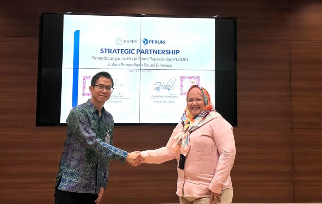 Peruri dan Paper.id Kolaborasi Luncurkan e-Invoice Sebagai Solusi Efisiensi Bisnis