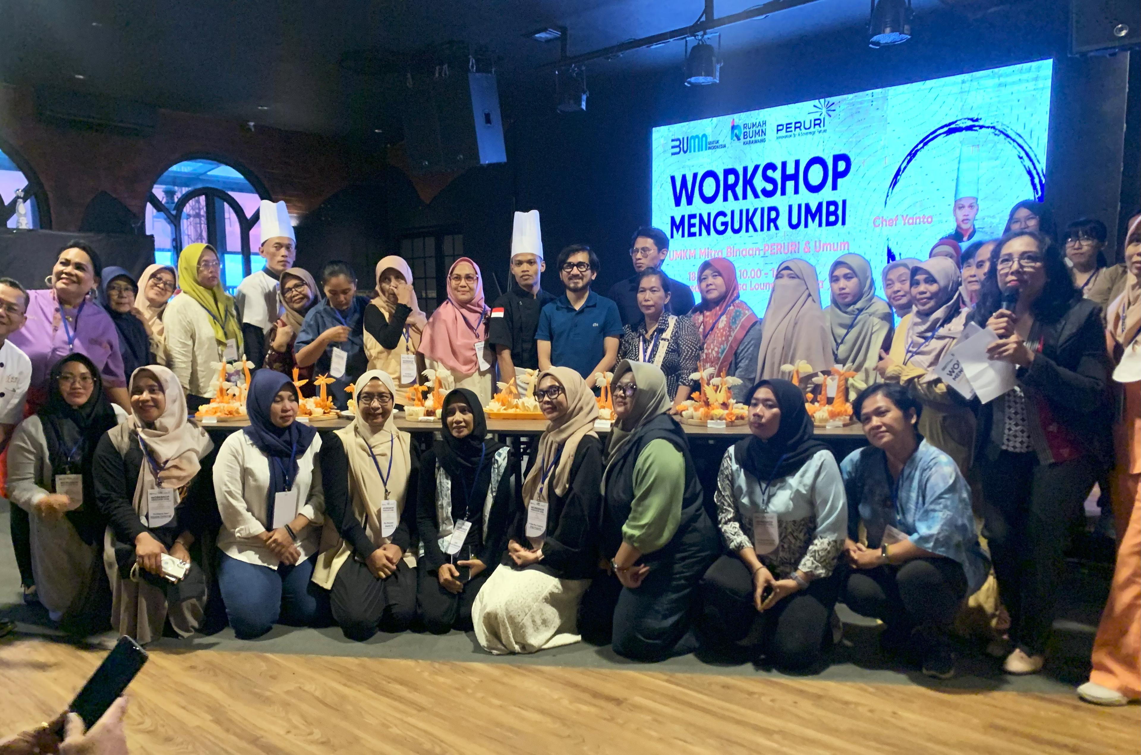 PERURI Gelar Workshop Mengukir Umbi untuk Tingkatkan Keterampilan Pelaku UMKM