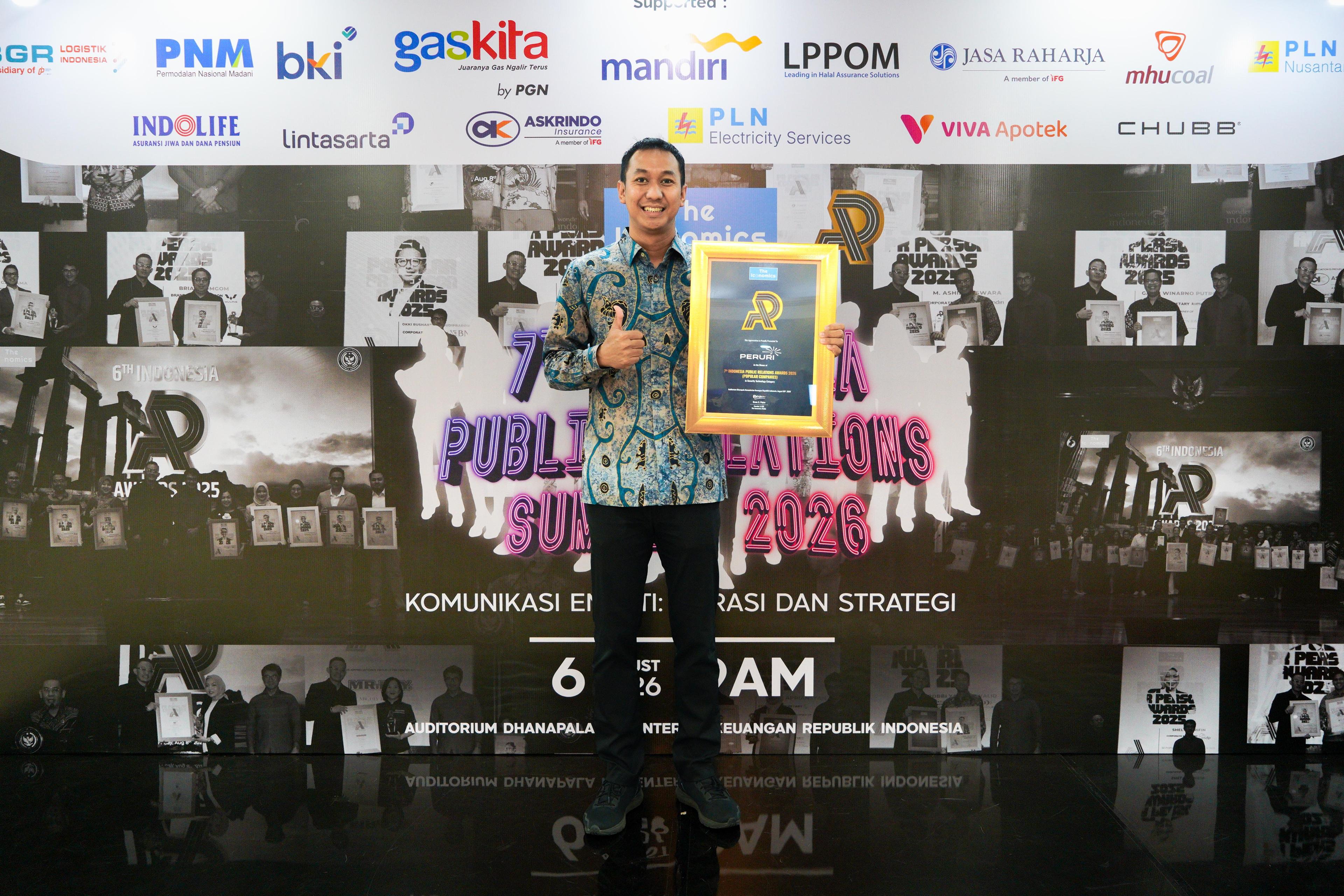 PERURI Raih Indonesia Public Relations Awards 2026, Perkuat Reputasi sebagai Perusahaan Teknologi Sekuriti