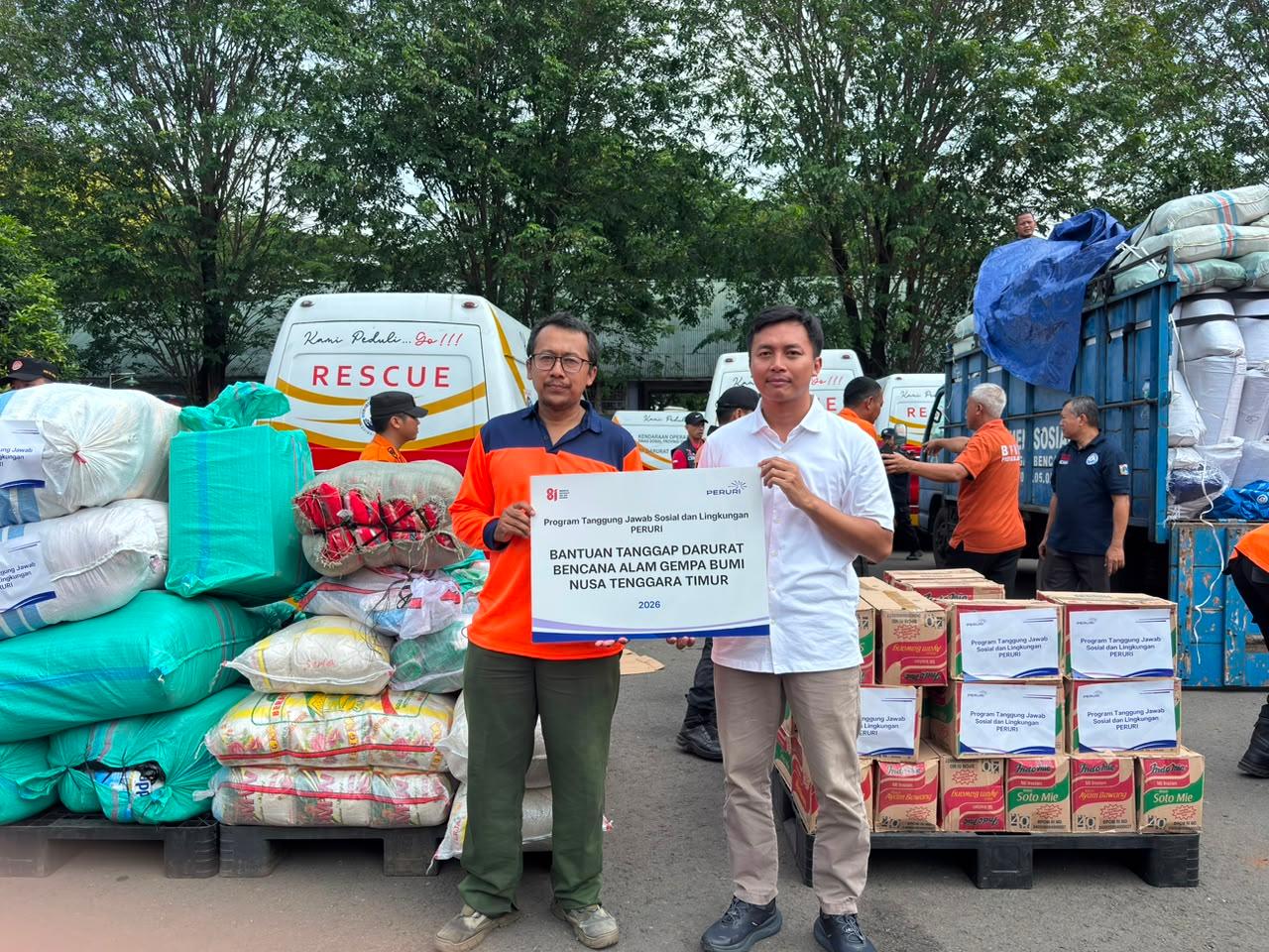 PERURI Ulurkan Bantuan bagi Masyarakat Terdampak Gempa NTT