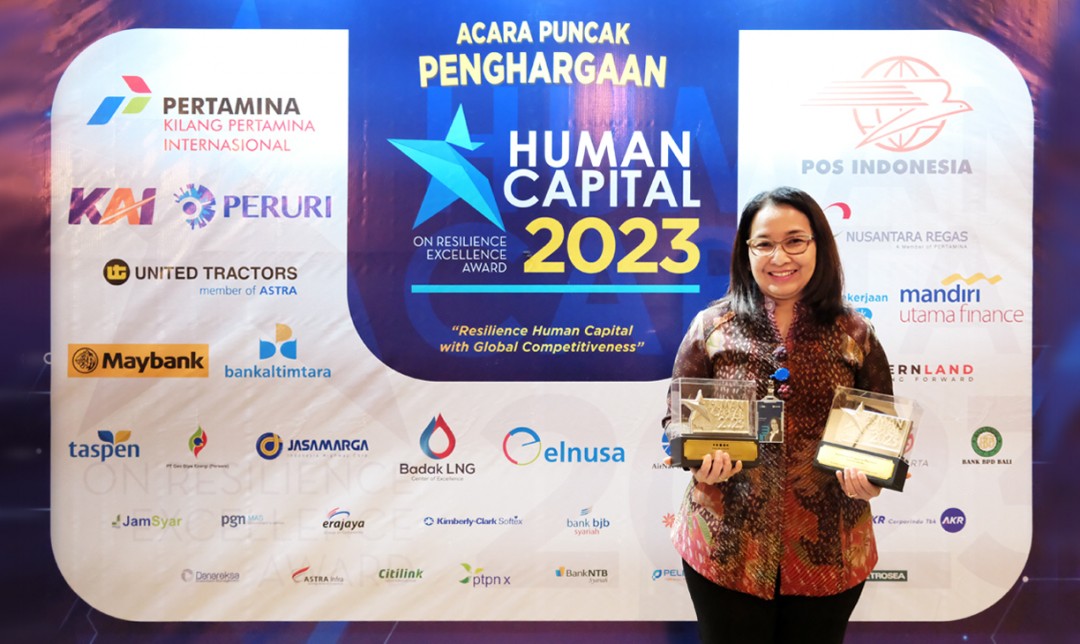 Komitmen Tingkatkan Kapabilitas SDM, Peruri Borong Penghargaan Human Capital on Resilience Excellence Award 2023